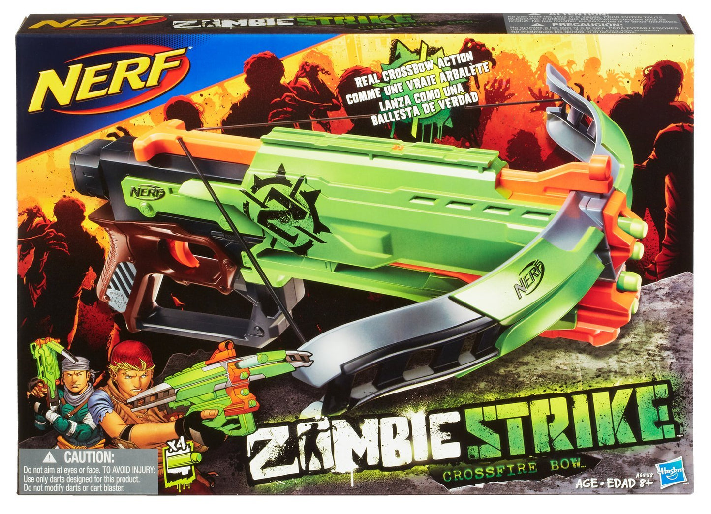 Nerf Zombie Strike Crossfire Bow NIB