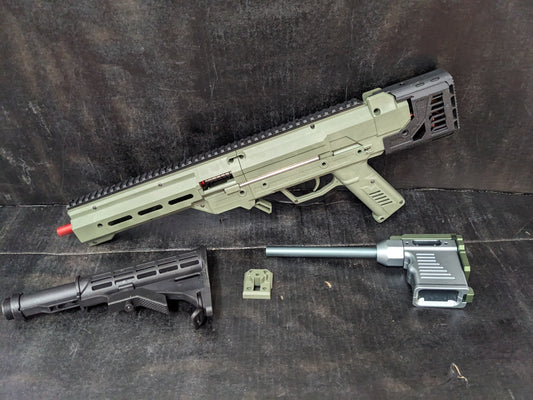 Modified Inverted Scales 2.0 Full Auto AEG Rifle Blaster by m416 gel blaster