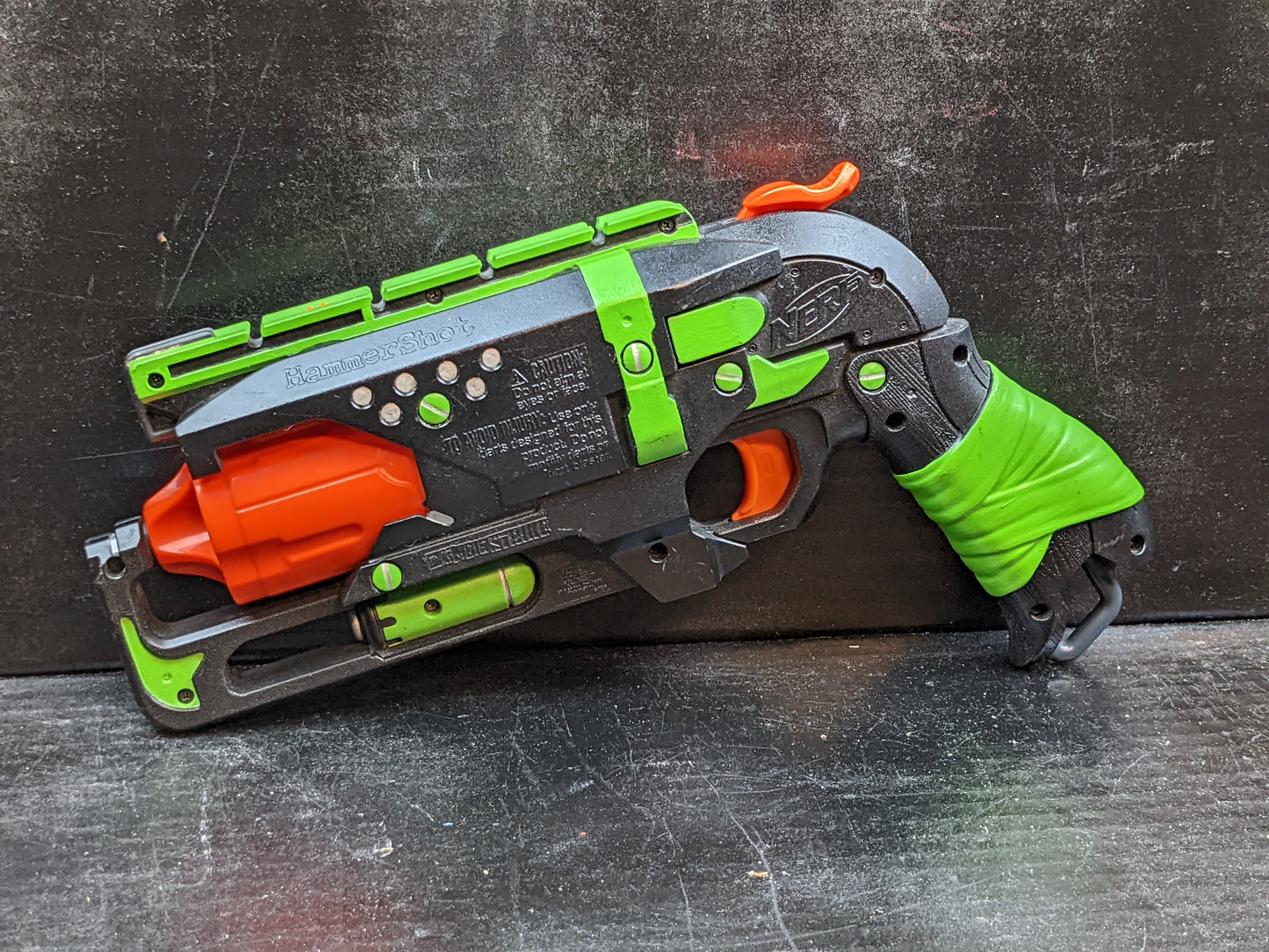 Nerf Zombie Strike Hammershot Modified – Blaster Barn