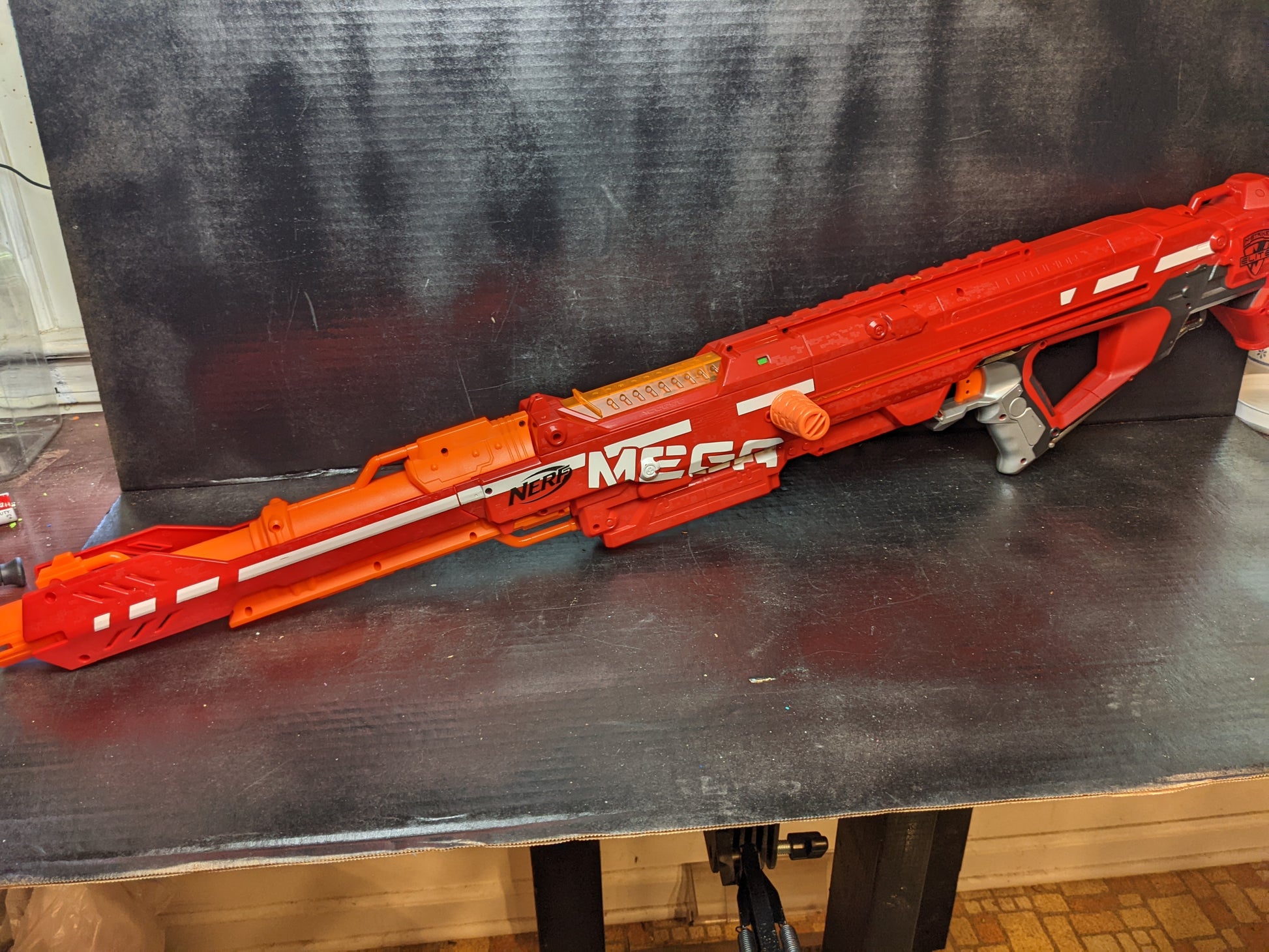 Nerf Mega Centurion Sniper Rifle Blaster Gun w Mag
