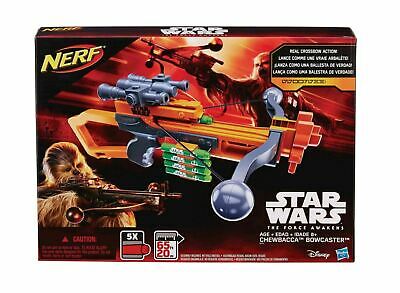 Nerf Star Wars The Force Awakens Chewbacca Bowcaster Blaster NIB